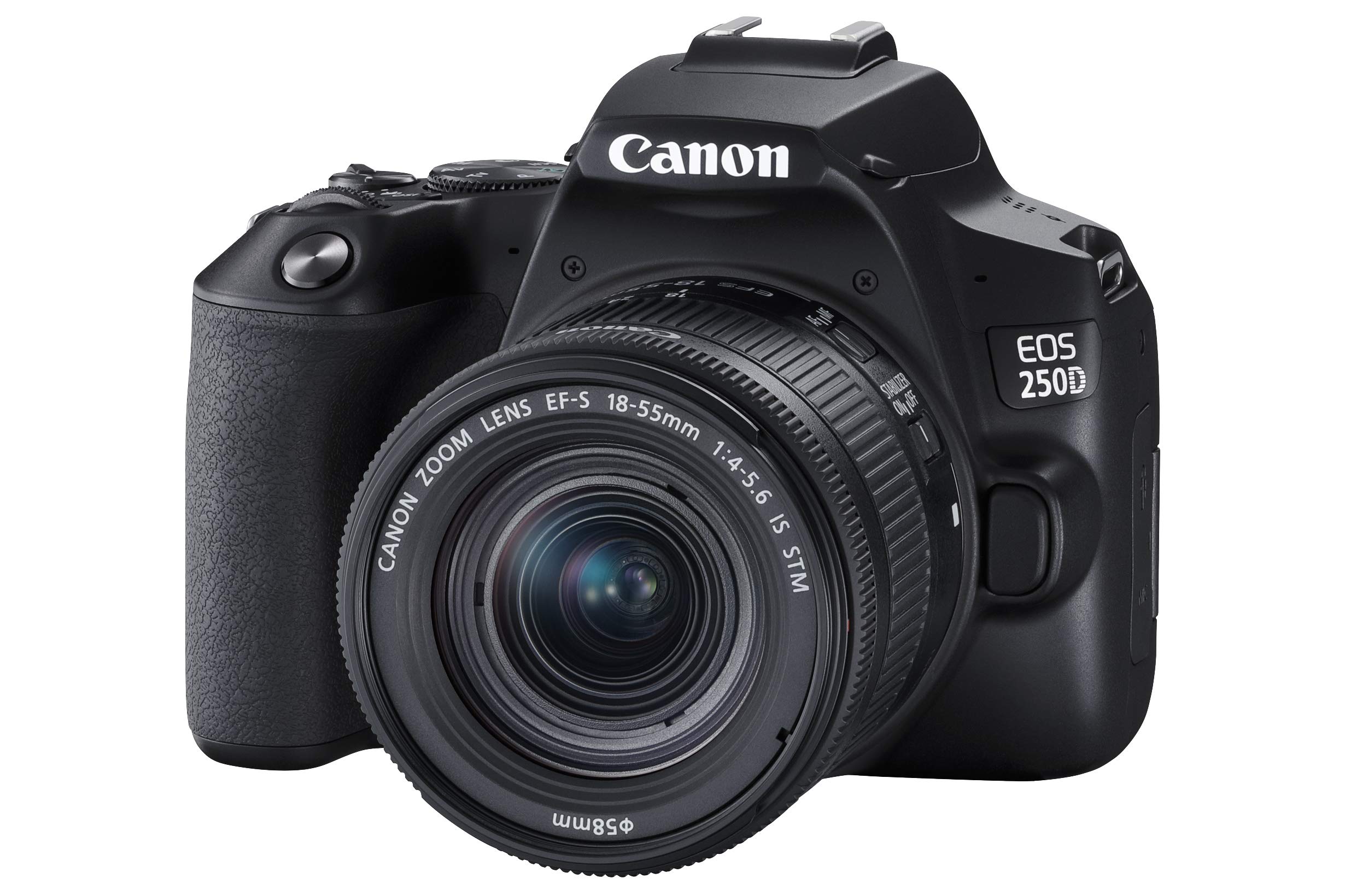 Canon EOS 250D + Canon EF-s 18-55mm f/4-5.6 IS STM Lens - Black