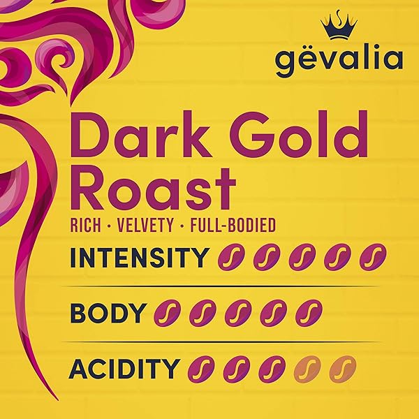 GEVALIA BOLD DARK GOLD ROAST GROUND COFFEE (12 OZ BAG)