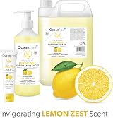 Ocean Free Lemon Zest Hand Sanitiser Gel 500ml 70% Alcohol UK Made view 2