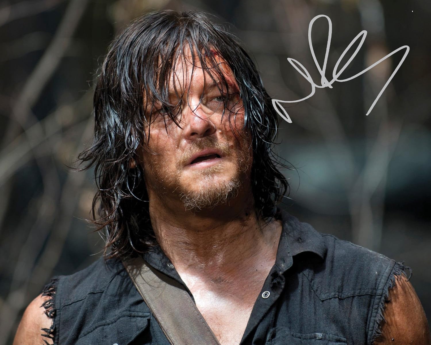 Photographs - Photo Norman Reedus - The Walking Dead Signed Autographed 8 x 10