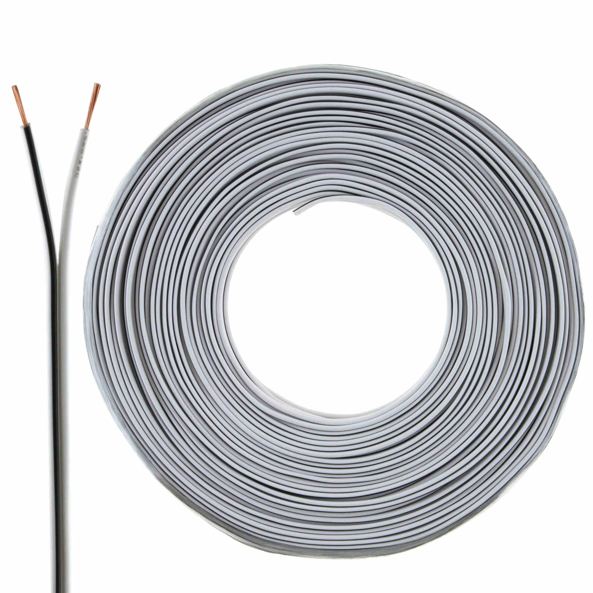SeKi Speaker Cable 2 x 0.50 mm2 50 m White CCA — image 1