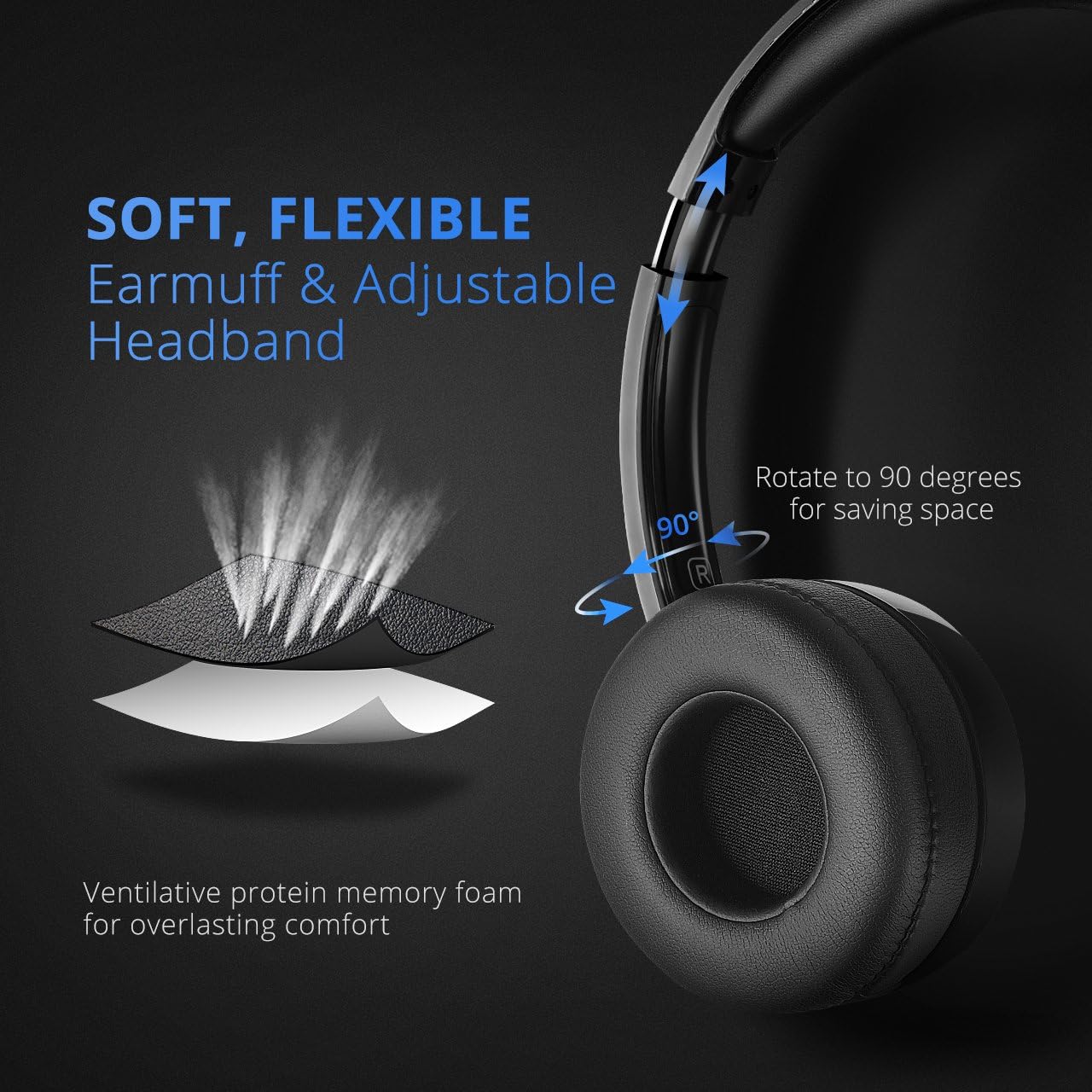 JVC HA-S31M-B-E Cuffie leggere pieghevoli con microfono e telecomando