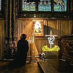 Cross Jesus Led Neon Light，For Room Advent Day