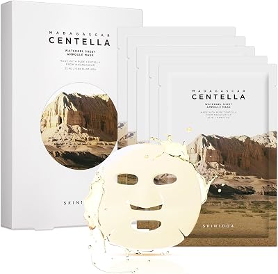 SKIN1004 Madagascar Centella Watergel Sheet Ampoule Mask 25ml 5Pack