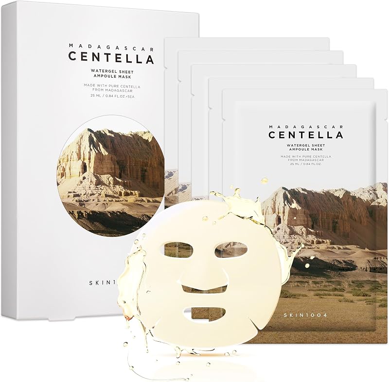 SKIN1004 Madagascar Centella Watergel Sheet Ampoule Mask 25ml 5Pack