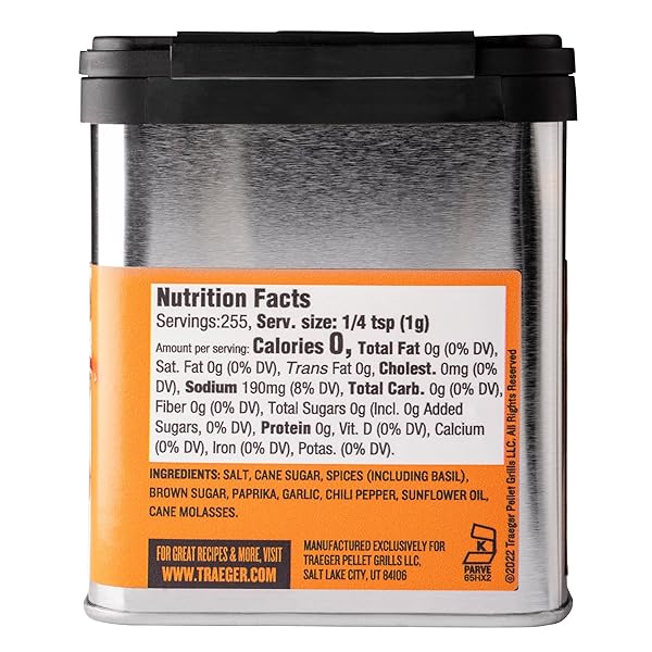 TRAEGER GRILLS SPC174 TRAEGER RUB WITH GARLIC AND CHILI PEPPER