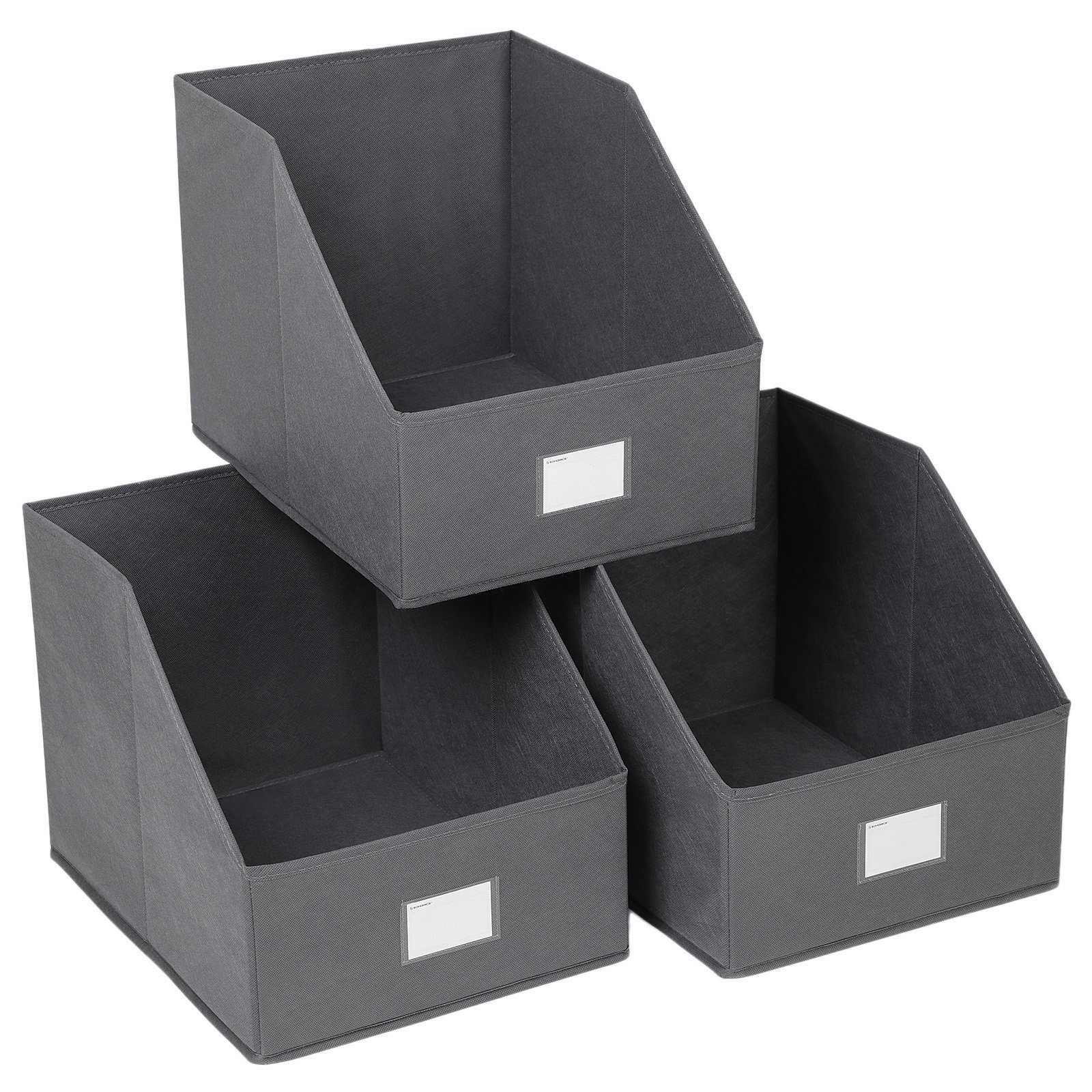 Buy SONGMICS Closet Storage Bins, Trapezoid Storage Box for Shelves