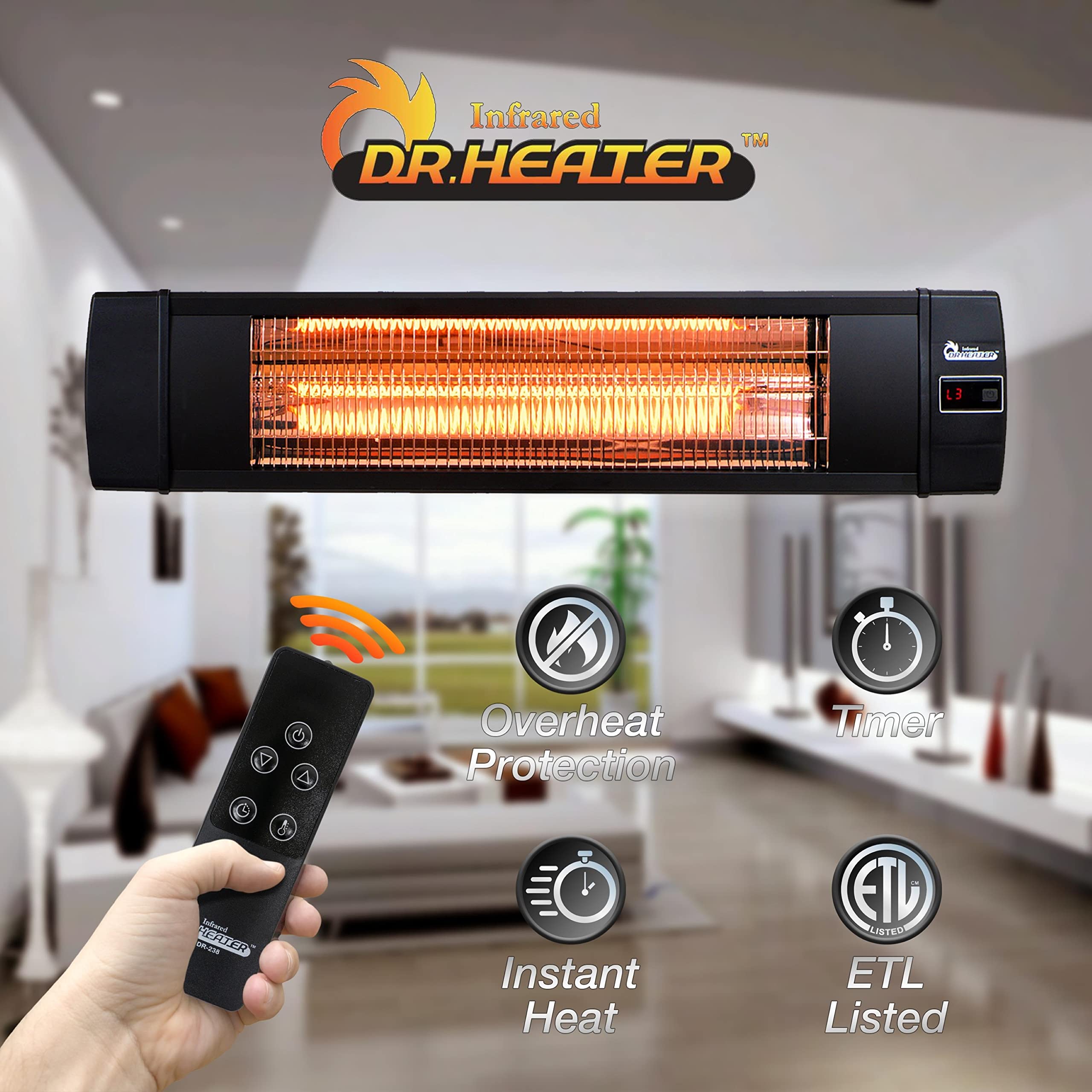 Carbon Infrared Outdoor Heater