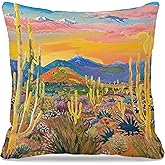 Nogrit Western Pillow Covers - Southwestern Throw Pillows, Desert Decor Vintage Western Decor, 18x18