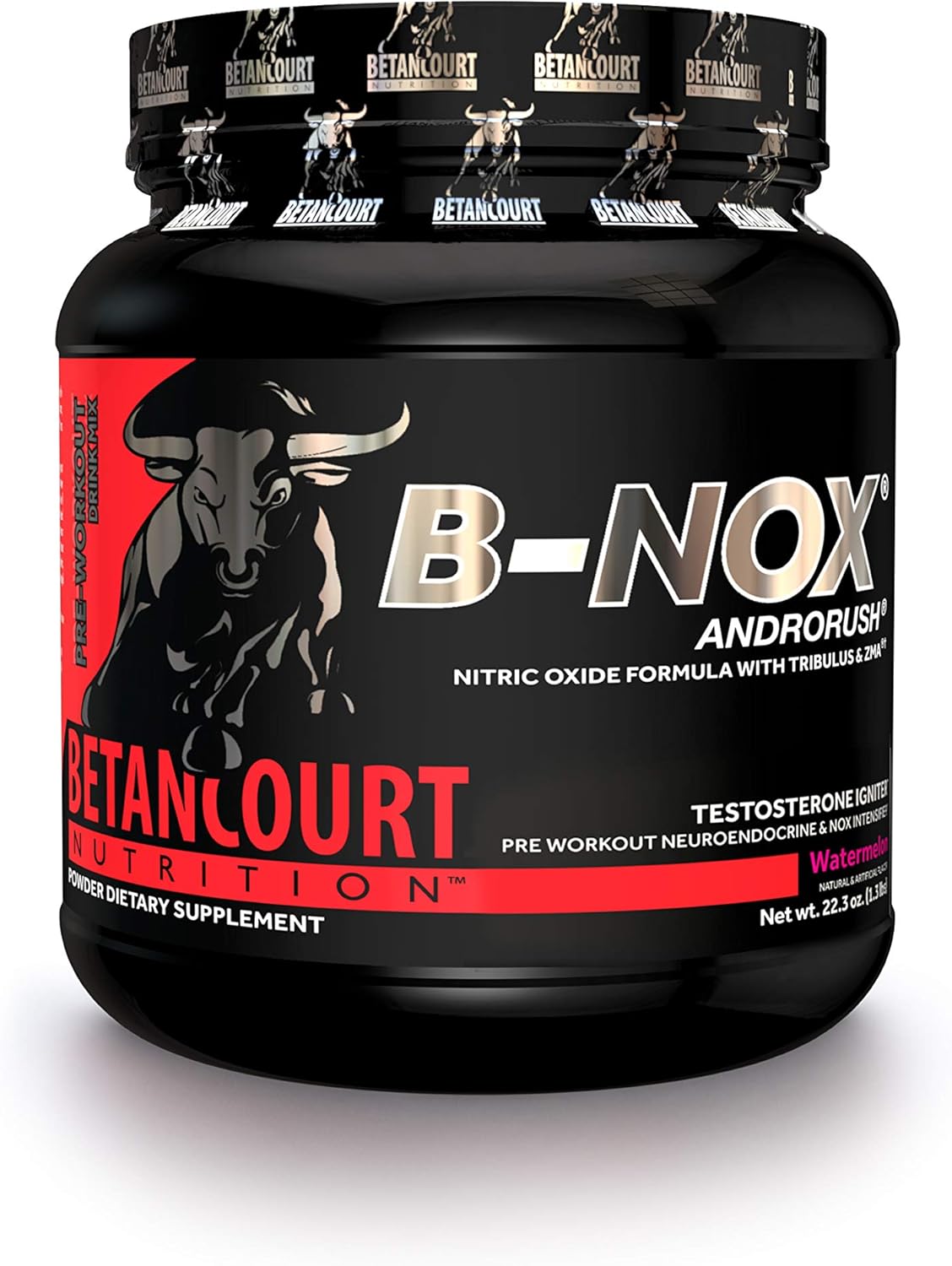 Betancourt Nutrition B-Nox Andorush Pre-Workout, Watermelon, 22.3 Ounce: Health & Personal Care