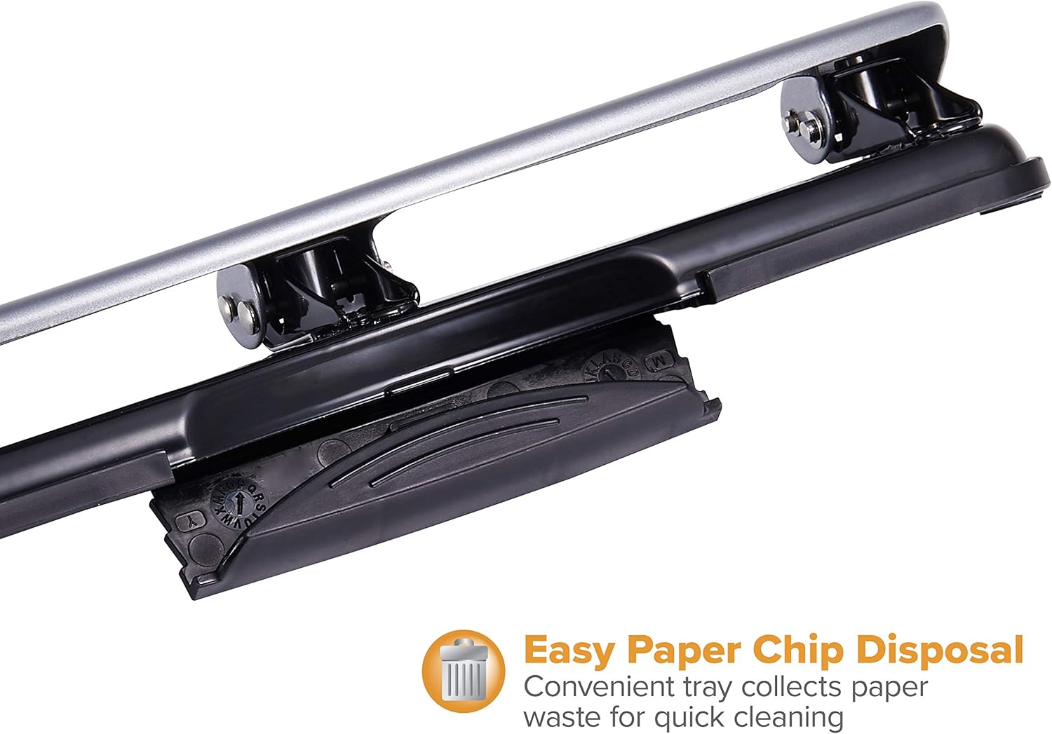 PaperPro inPRESS 12 Reduced Effort Three-Hole Punch, Silver/Black (2101) : Office Products