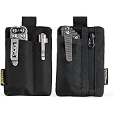 VIPERADE VE29 EDC Pouch, Pocket Organizer with 3 EDC Pocket Slots, EDC Pocket Pouch with Zipper Pocket for EDC Gears, EDC Pocket Organizer for Everyday Carry