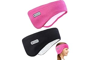 JenPen Double-layer Ear Warmer for Kids Headband-knit Winter Ear Muffs with Fuzzy Lined Warm Cover for Boy Girl Ski Run