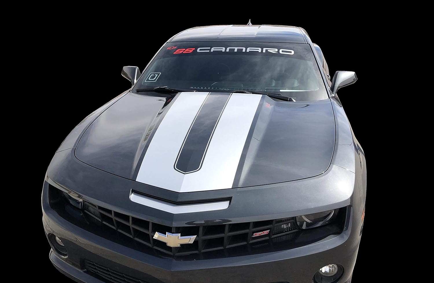Camaro Logo Outline Windshield Banner Vinyl Decal Sticker For