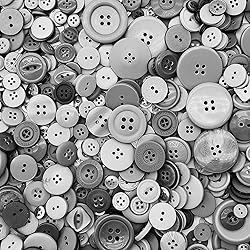600-700Pcs Gray Buttons for Crafts Bulk Assorted