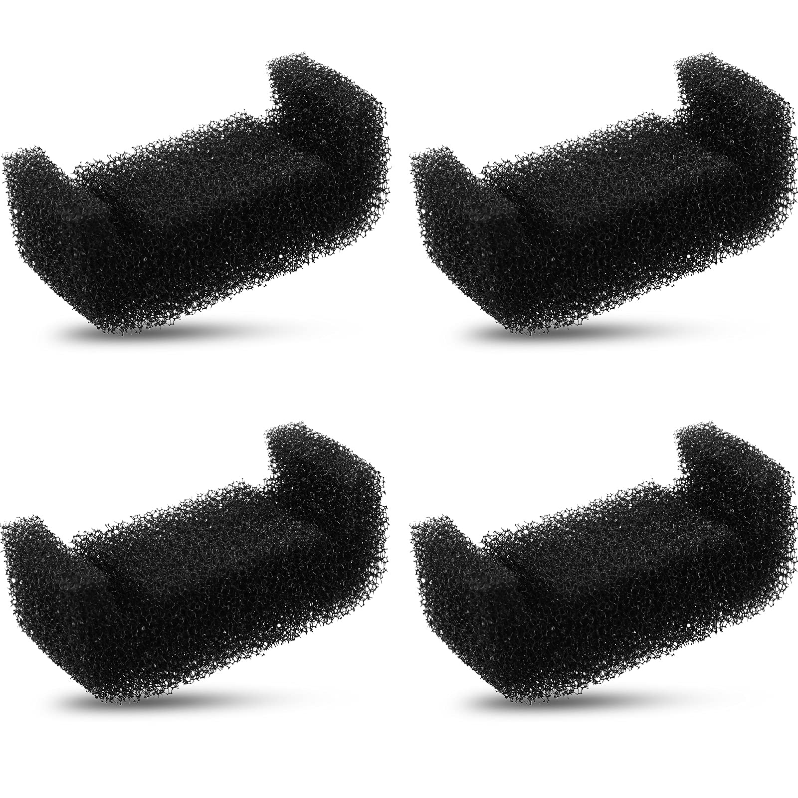 Outus 16 Pieces Sponge Filter for Cat Water Fountain Replacement Pet Drinking Sponge Foam Filter for Pet Dog Fountain (4 Pieces)