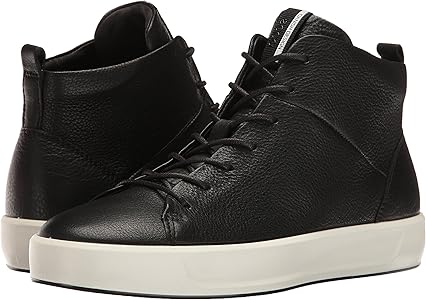 ecco men's soft 8 high top fashion sneaker