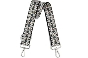 LVYOUME Crossbody Straps for Purses Silver Hardware Purse Strap Wide Shoulder Strap