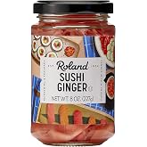 Roland Foods Sushi Ginger, Sliced, Specialty Imported Food, 8-Ounce Jar (60364)
