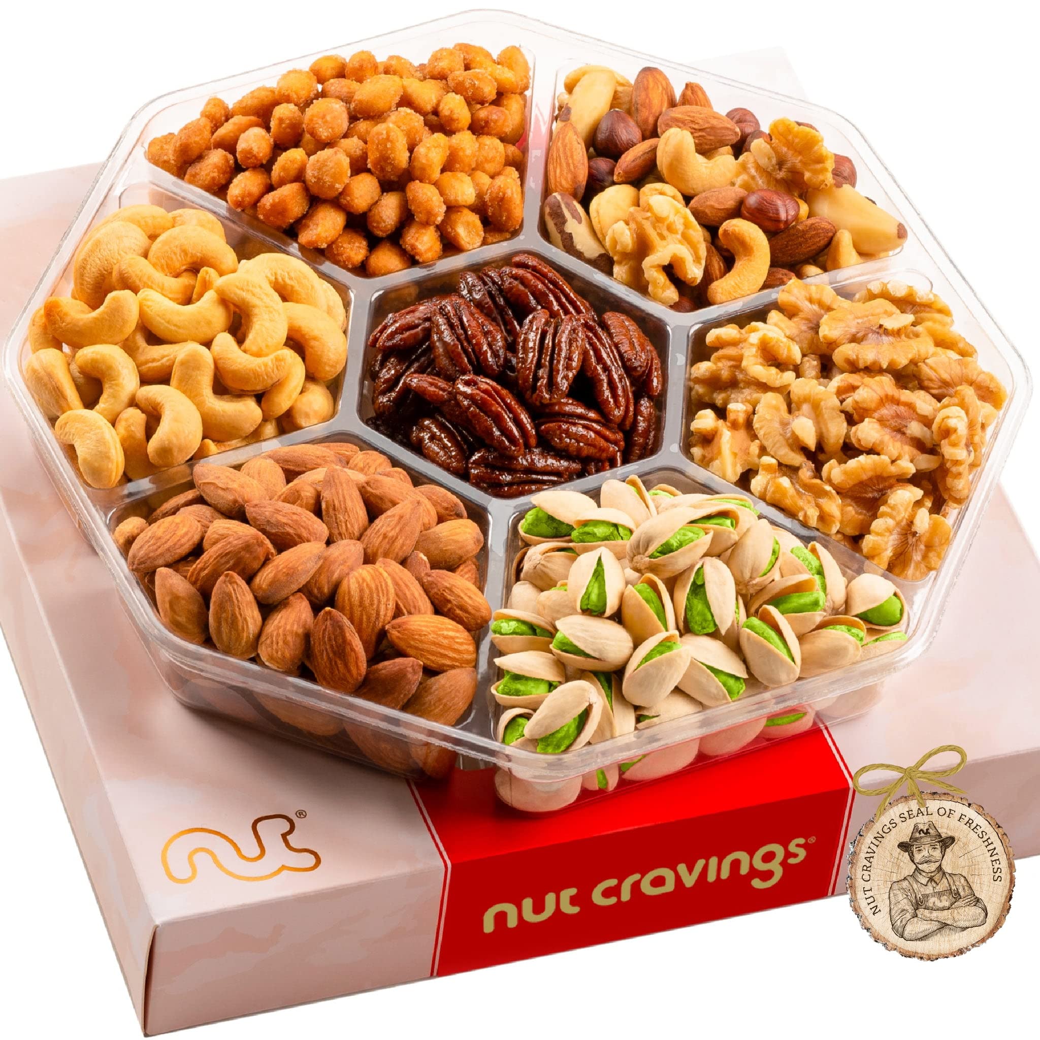 Mua NUT CRAVINGS Gourmet Collection - Mixed Nuts Gift Basket in Red ...