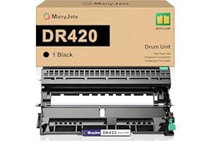 ManyJets Compatible DR420 Drum Unit Replacement for Brother DR420 DR 420 DR-420 for HL-2270DW HL-2280DW MFC-7860DW MFC-7360N 