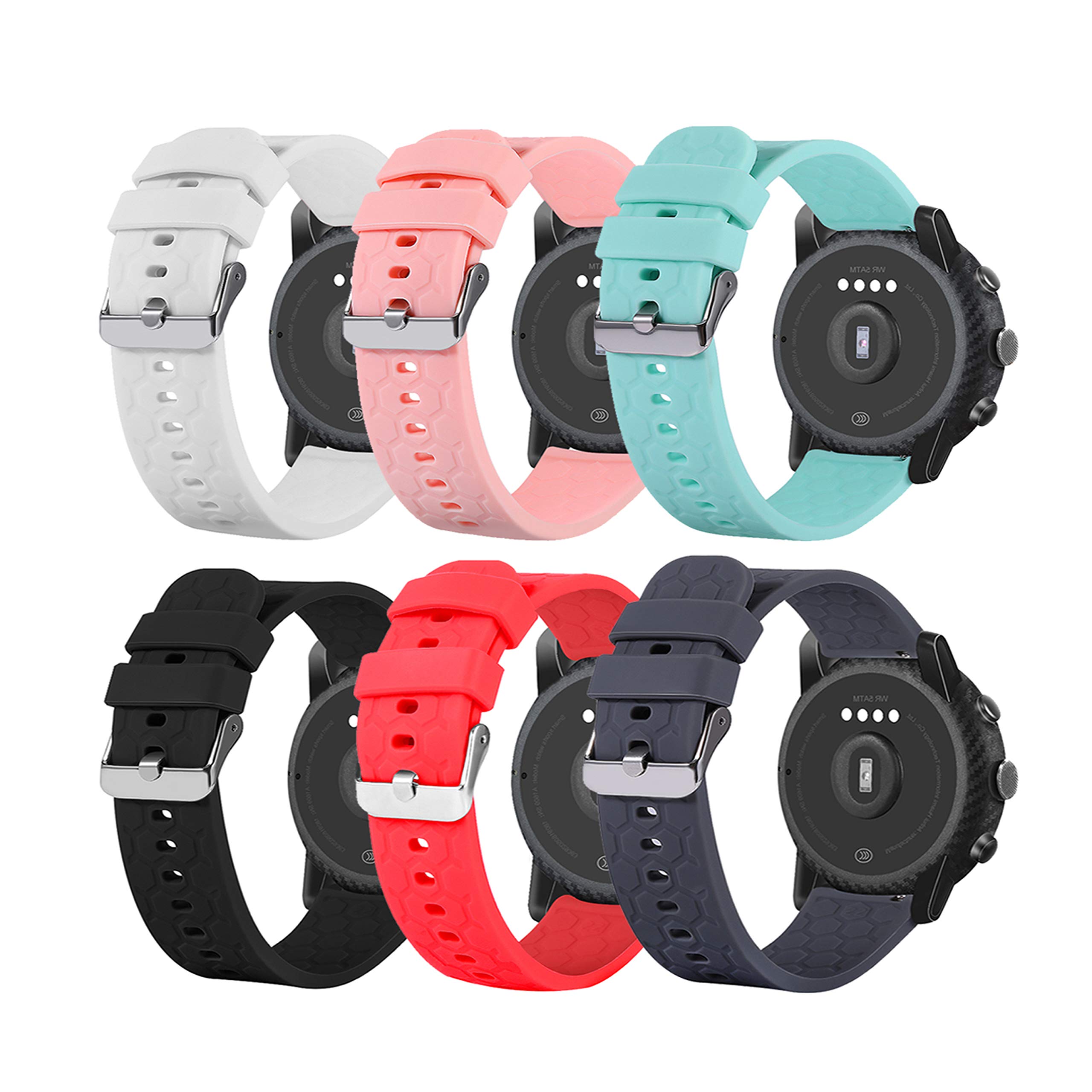 Chofit Strap Compatible with Yamay Straps, Soft Silicone Replacement Wristband Quick Release Arm Band Watch Accessories Women Men for Yamay 023/021/020 Smartwatch