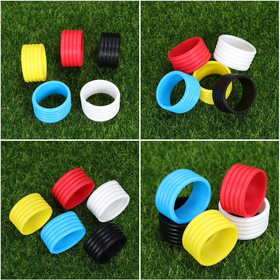 BESPORTBLE 5pcs Tennis Racquet Grips Tennis Racket Grip Band Anti Slip Badminton Tennis Absorbent Overgrip in Place : Sports & Outdoors