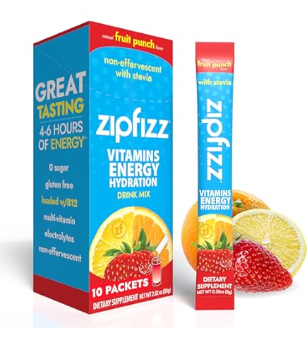 Amazon.com : Zipfizz Sport Energy Shot, Fruit Punch, 4oz