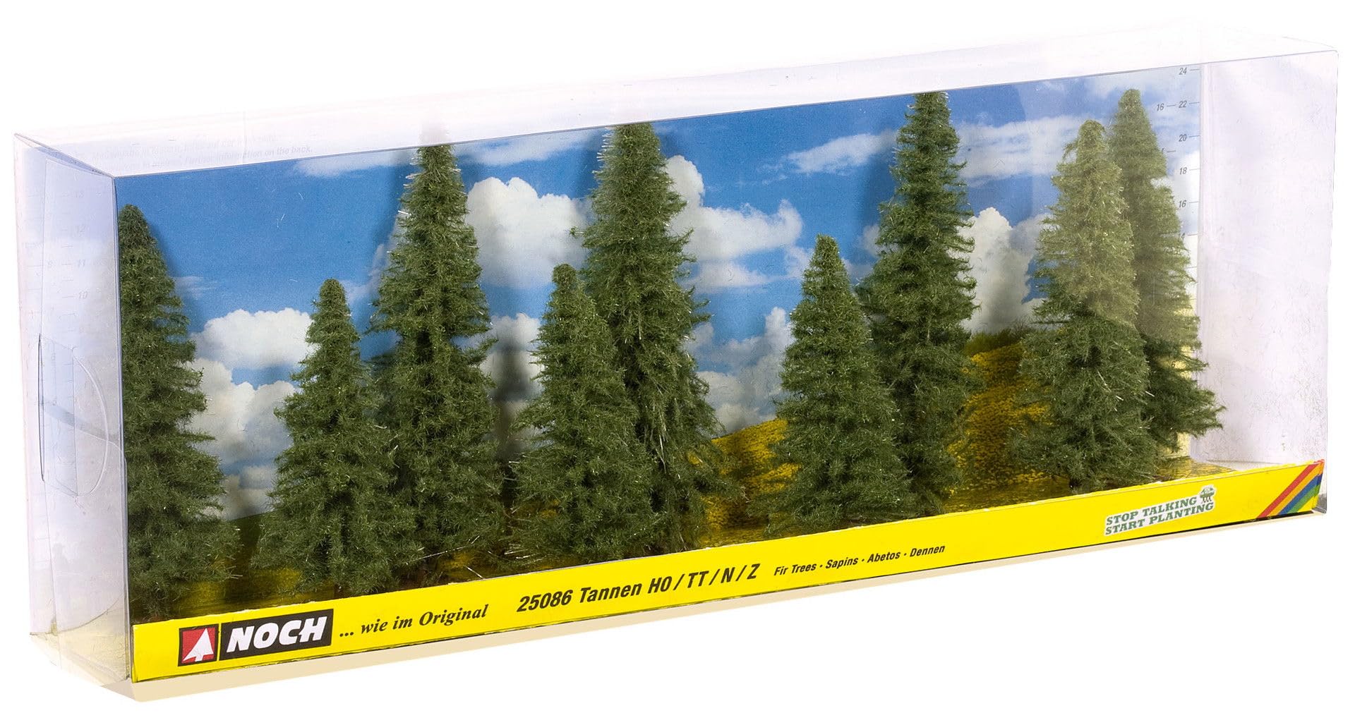 Noch 25086 8-12 cm High Fir Trees Landscape Modelling (9-Piece)