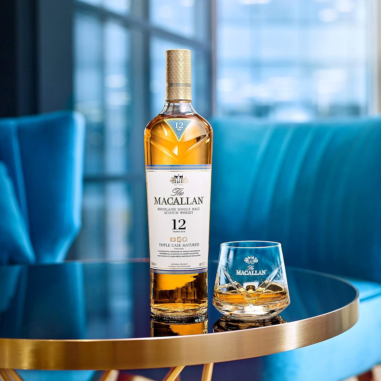 Amazon Co Jp シングルモルトウイスキー ザ マッカラン トリプルカスク 12年 ウイスキー イギリス 700ml ギフトbox入り 食品 飲料 お酒
