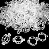 200 Pcs Plastic Trellis Plant Support Clips for Support, Grape And Tomato Vine, Vegetables Plants, Garden Clips to Grow Uprig