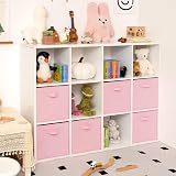 GRANNY SAYS Cube Storage Boxes Pack of 6 Large 33x33x32.4 cm Pink view 2