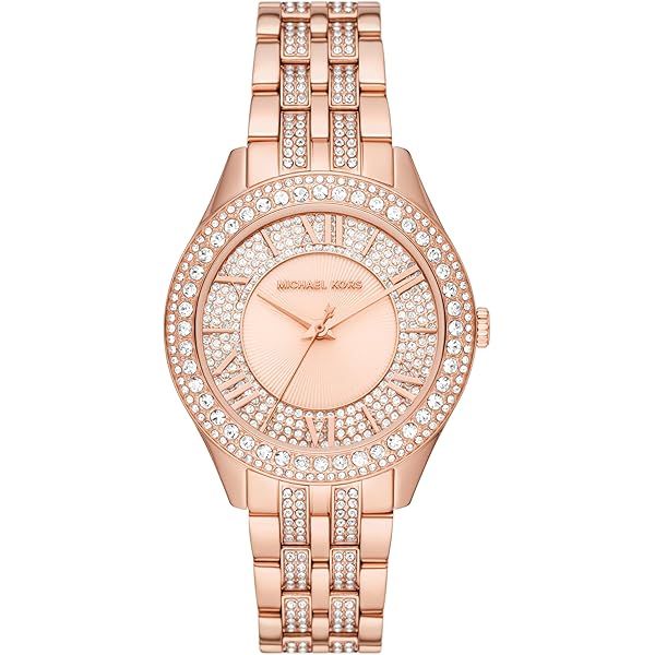 Amazon.com: Michael Kors Women's Bryant Three-Hand Rose Gold-Tone
