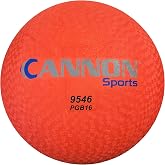 Cannon Sports Durable Rubber Playground Ball for Multi-Game Fun - Perfect for 4-Square, Kickball, Dodgeball, and Handball - Multiple Color Options and Sizes