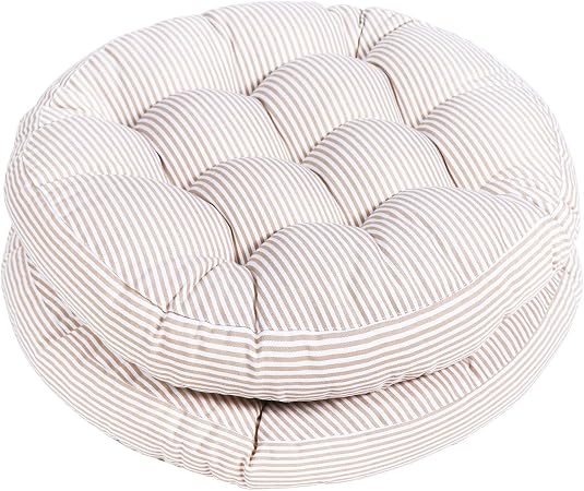 Amazon.com : Tiita Stripe Garden Patio Seat Cushion Round Chair Pad