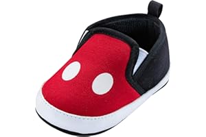 Disney Mickey & Minnie Mouse Infant Slip-On Shoes, Baby Crib Sneakers, Sizes 3–18 Months