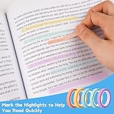 Hoiny Highlighter Tape 10 Rolls Transparent Sticky Notes 6mm x 5m view 7