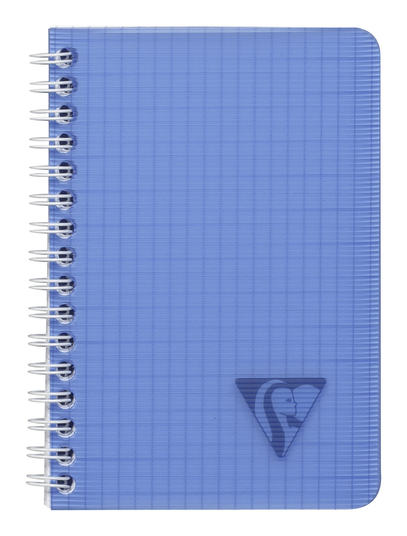 Clairefontaine 328425C Collection LiniColour Fresh Set of 10 Spiral Notebooks 9x14 - 100 Small Squares Pages - White Paper 90g - Polypro Cover - Random Colours