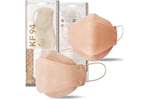 AIRAID-KF94 [Individually Wrapped] - Made in Korea, 3D Multicolor Packs, Face Protective Mask, Adult and Older Teens (Beige-20P)