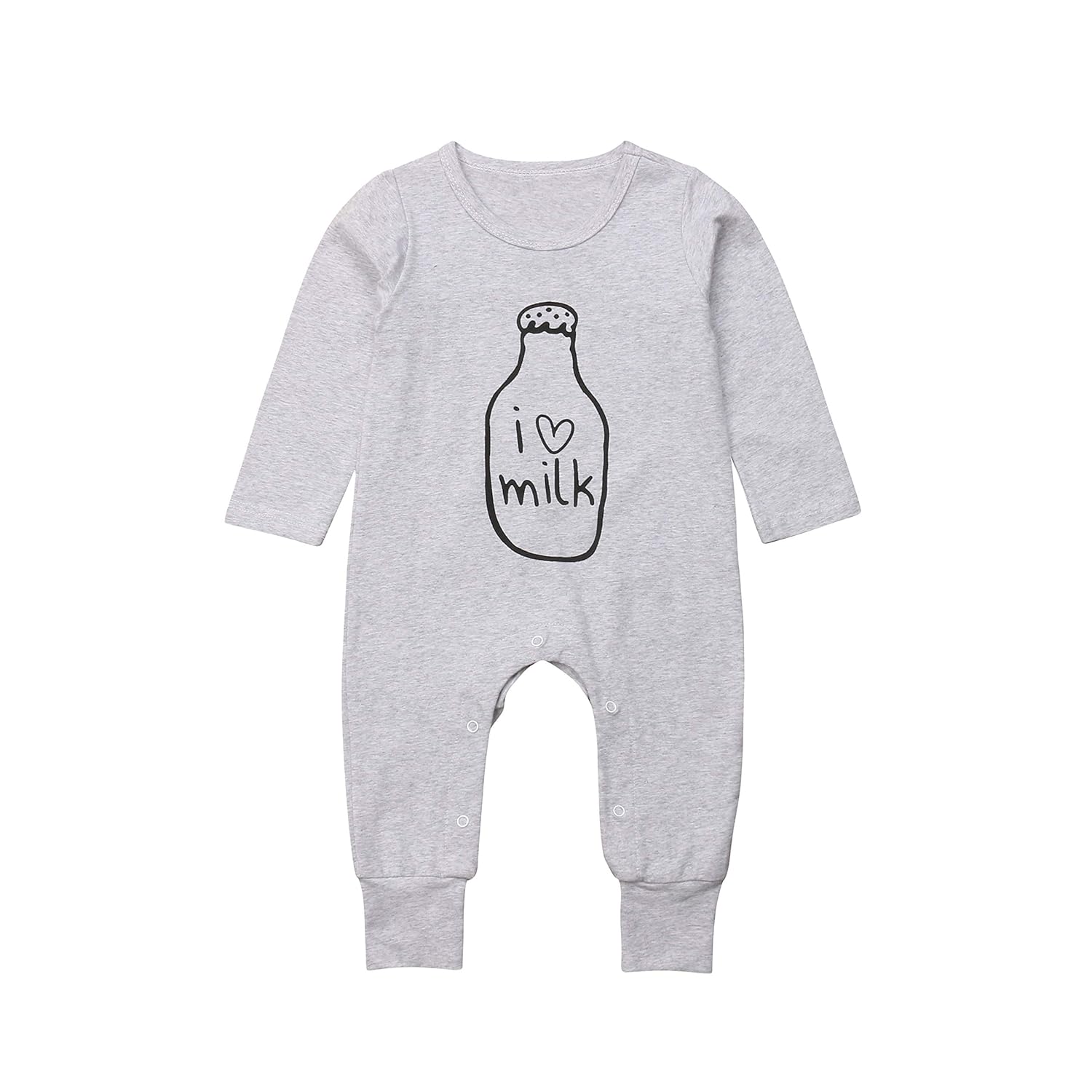 Sleepwear ベビーガールズ Months グレー Mialoley 24 18 B07ks5rrnl パジャマ 期間限定