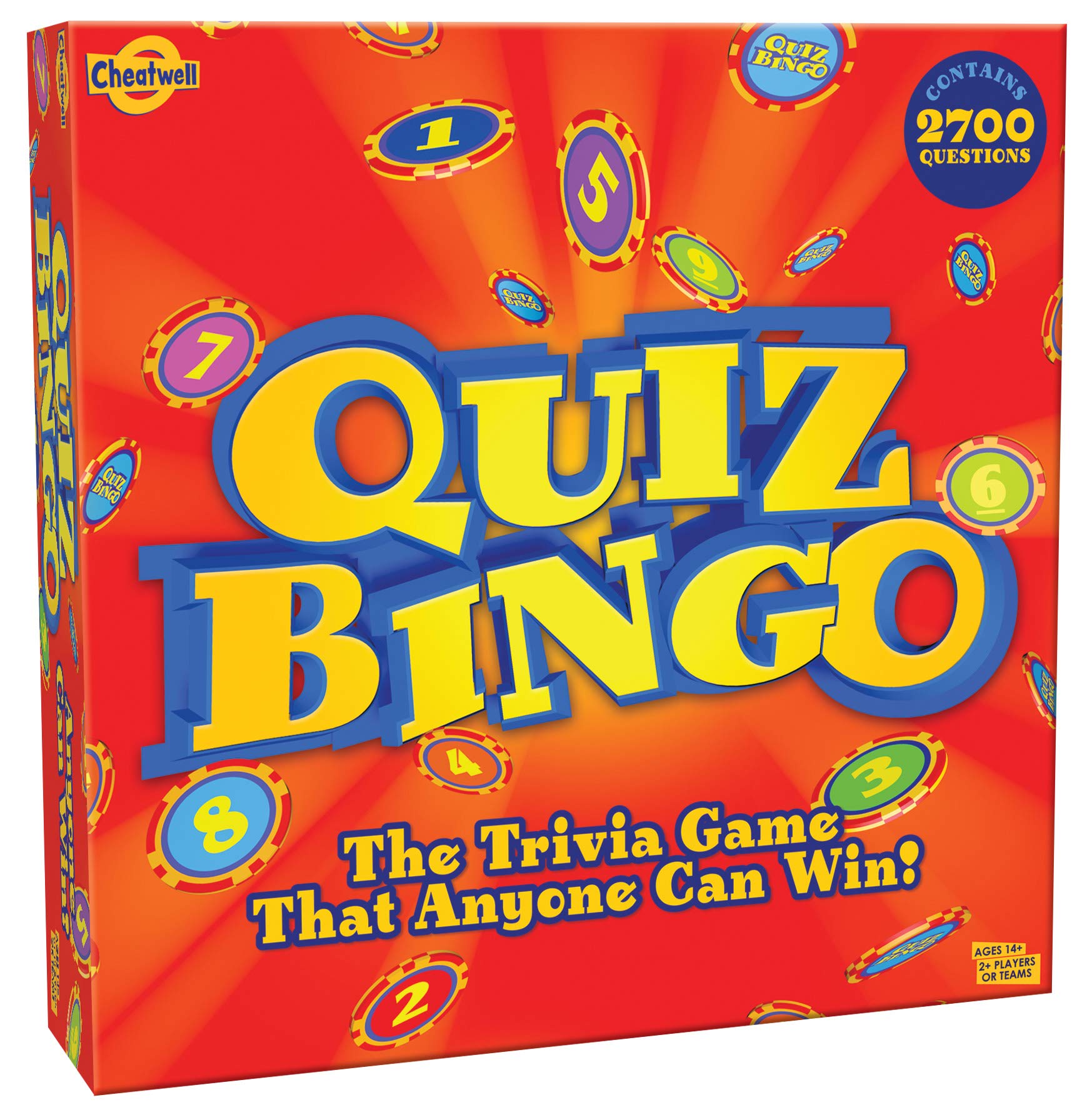 Cheatwell Games Quiz Bingo | Trivia and Bingo Rolled Into One Game