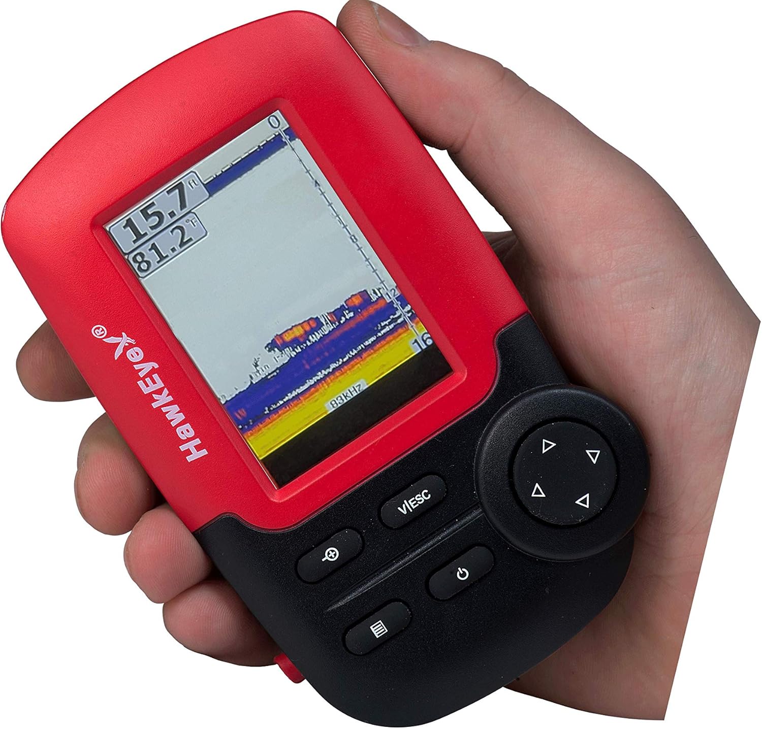 HawkEye Fishtrax 1C Fish Finder with HD Color Virtuview Display