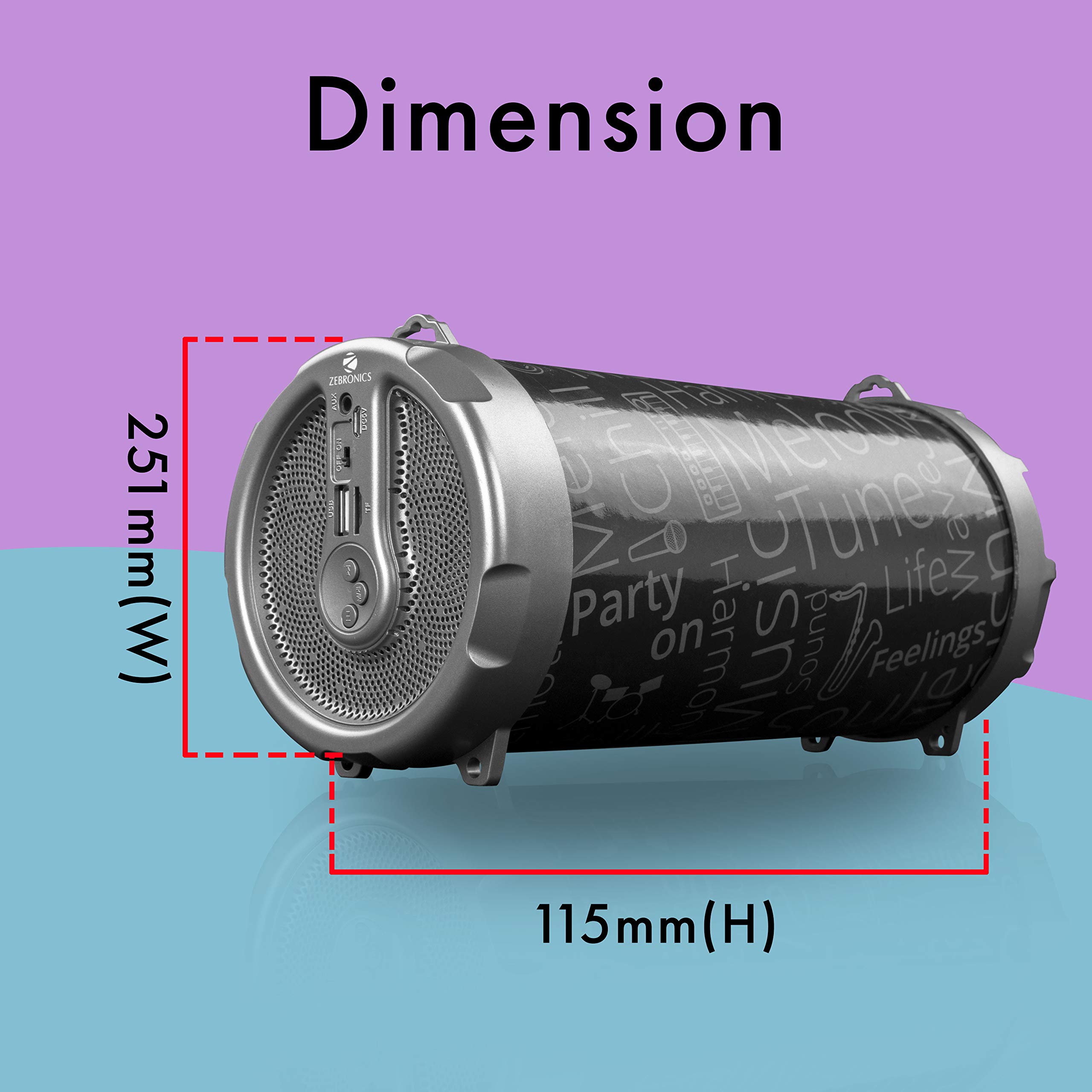 zebronics bazooka bluetooth speaker