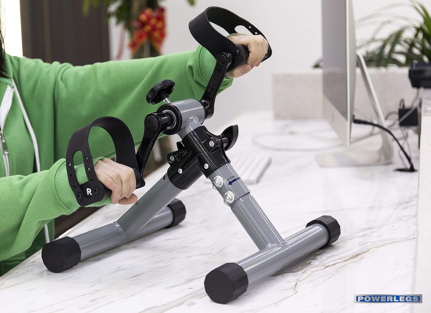 Mini Bike Powerlegs Mini Cyclette Per Braccia E Gambe In Acciaio Compatta Pieghevole Portatile Esercizio Per Le Gambe Per Migliorare La Circolazione Pedaliera Riabilitazione Fisioterapia Amazon It Sport E Tempo Libero