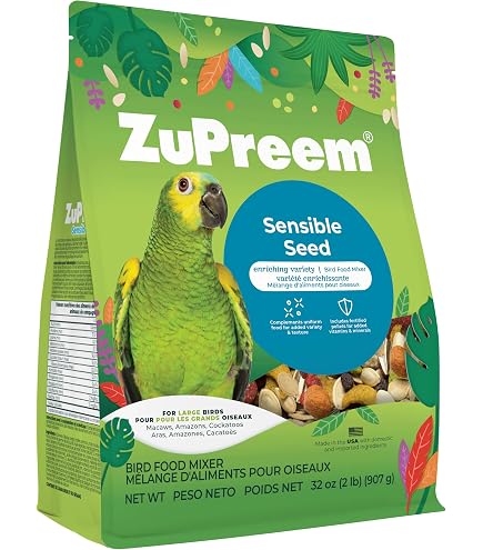 Amazon.com : ZuPreem Sensible Seed Bird Food, Parrot, Conure