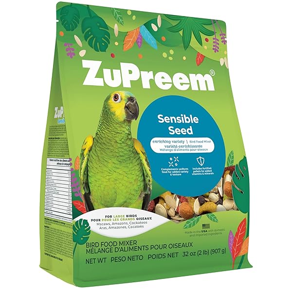 ZUPREEM SENSIBLE SEED BIRD FOOD, AMAZON, COCKATOO, MACAW,...