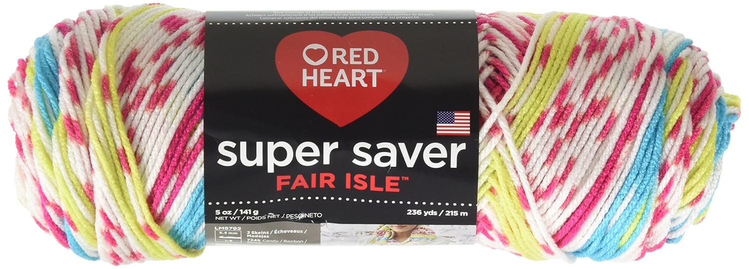 Red Heart Yarn, Fair IsleCandy Amazon.co.uk Kitchen & Home