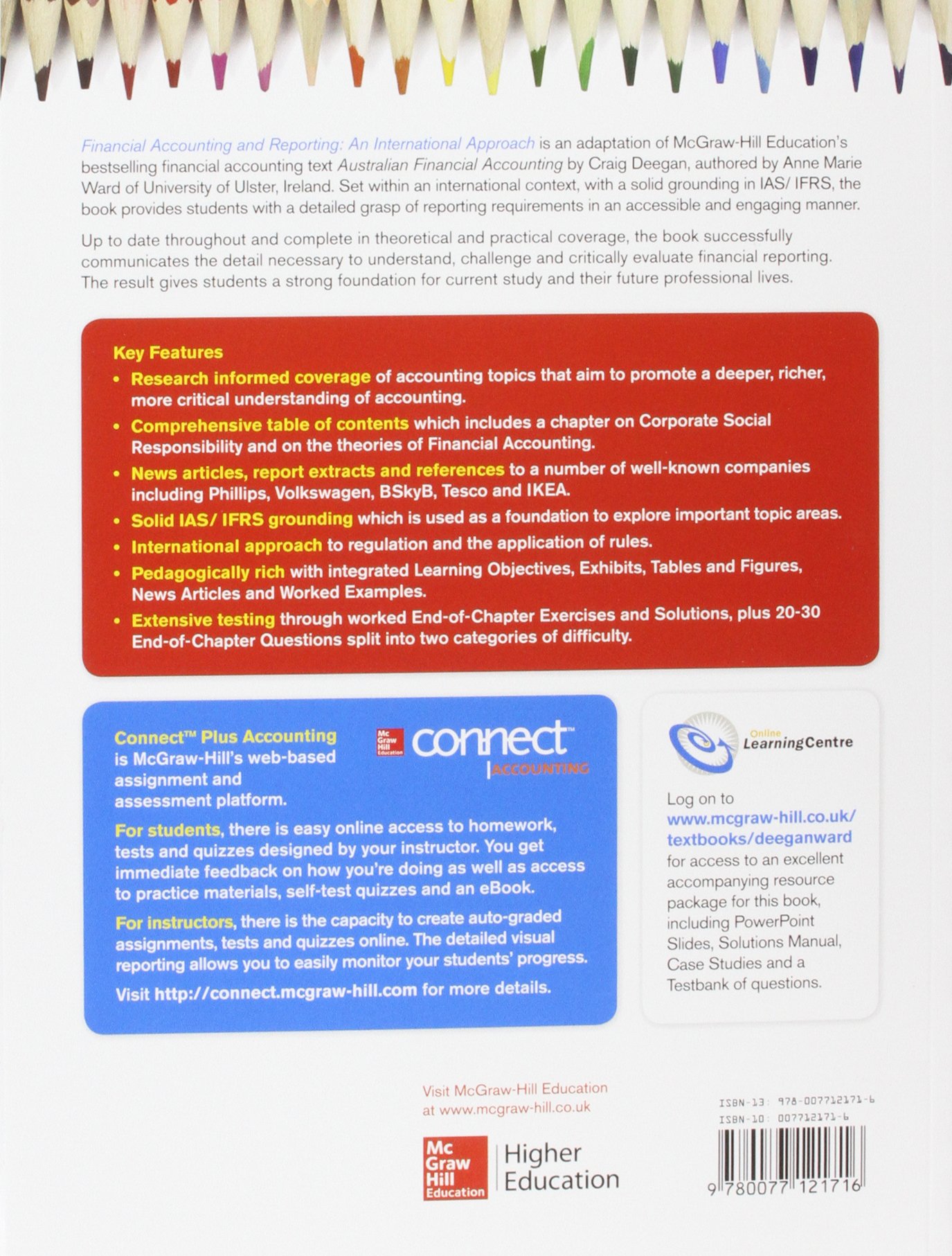 Financial Accounting and Reporting: An International Approach:  Amazon.co.uk: Craig Deegan, Anne Marie Ward: 9780077121716: Books