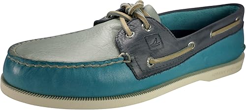 teal sperrys