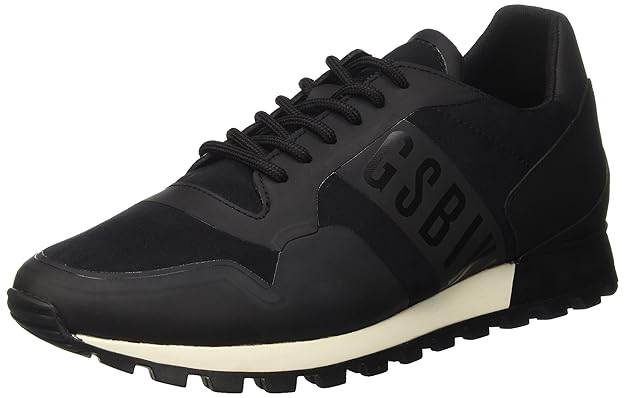 BIKKEMBERGS Herren Fend-er 944 Sneaker Schwarz